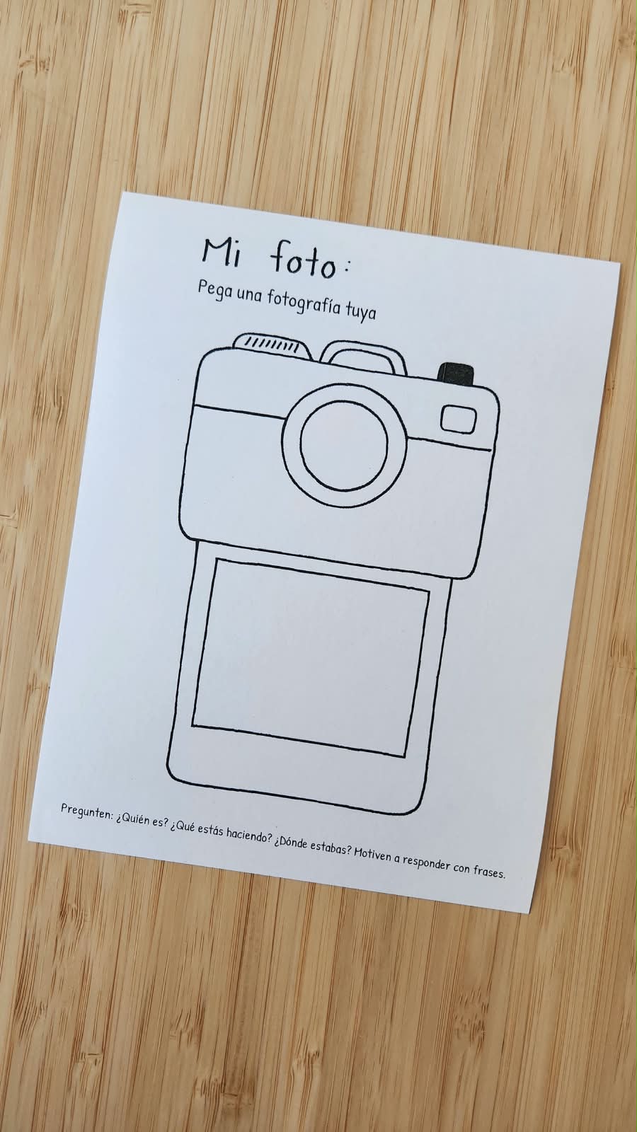 Mi Pequeño Libro: Sobre Mí – Material Digital Imprimible